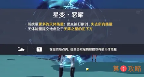 原神未归的熄星天体能量怎么提交 