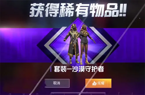 和平精英沙漠守护者价格说明 沙漠