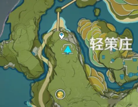 原神轻策庄瀑布后面的山洞怎么进 