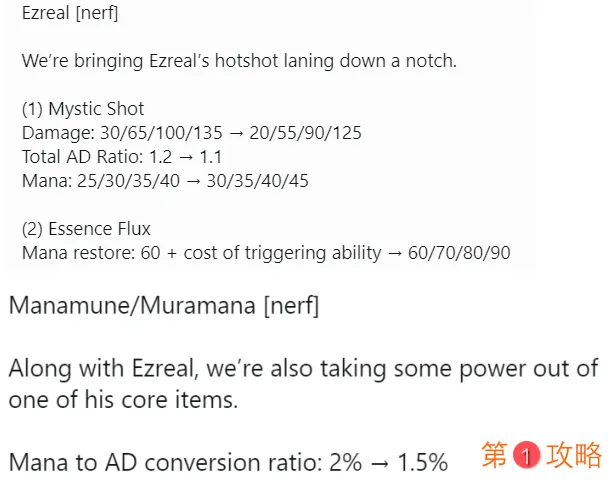 英雄联盟手游伊泽瑞尔削弱补丁上线