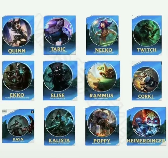 LOL手游第二批英雄名单 42名新英雄
