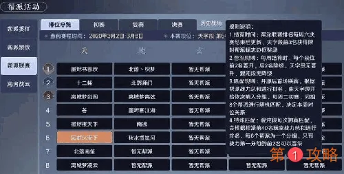 天涯明月刀帮派活跃度提升攻略