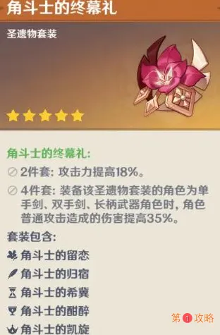 原神魈圣遗物最佳选择搭配推荐