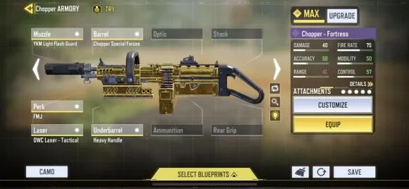 使命召唤手游chopper配件推荐 chop