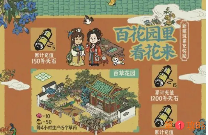 江南百景图百草花园作用介绍及获取