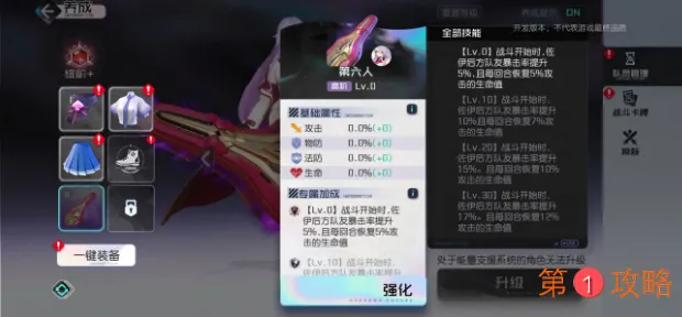 黑潮之上佐伊角色牌分析介绍