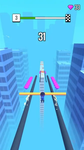 屋顶棍棍侠第33关通关攻略