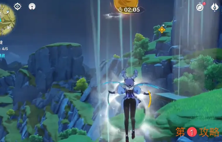 原神飞行挑战第五天风中杂碍高分通关攻略