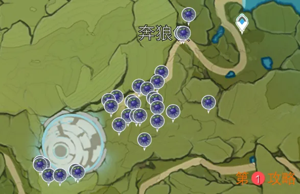 原神奔狼领特产钩钩果采集位置一览