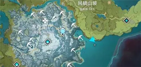 原神1.2龙脊雪山东边孤岛宝箱获取