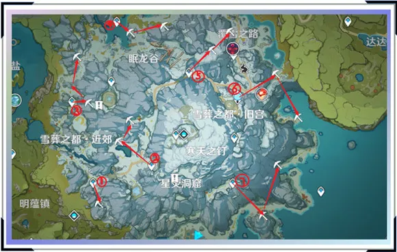 原神星银矿石位置分布和采集路线介