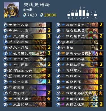 炉石传说暗月马戏团挂挡骑卡组构筑