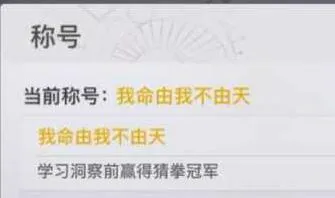 天谕手游我命由我不由天称号获取攻