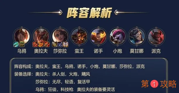 云顶之弈S4.5战神奥拉夫阵容推荐