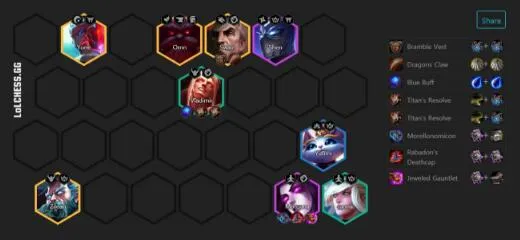 云顶之弈S4.5宗秘神使吸血鬼阵容详