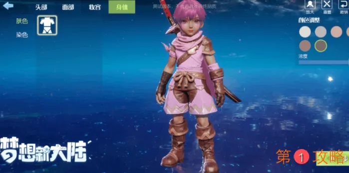 梦想新大陆怎么捏出好看的脸