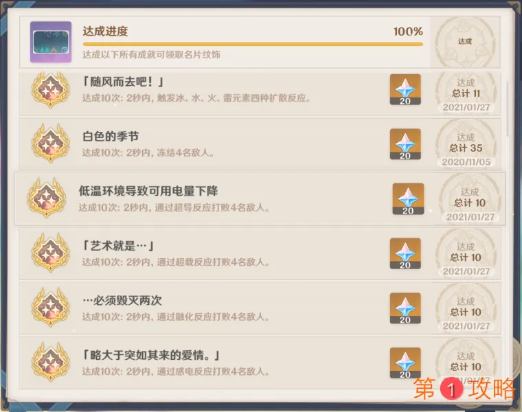 原神元素专家成就完成方法推荐