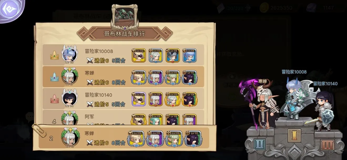 元素方尖哥布林战车弓修骑巫打法攻