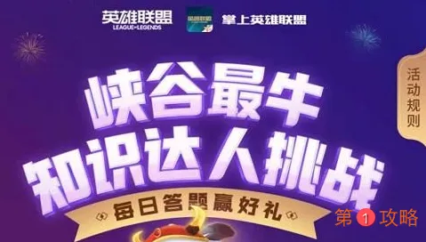 英雄联盟2月8日峡谷最牛知识达人挑