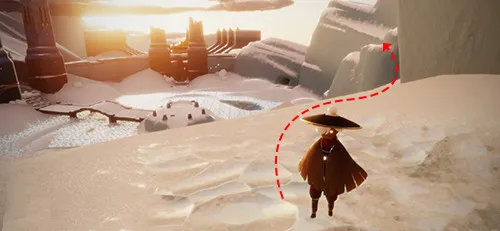 光遇滑冰场冥想位置在哪里