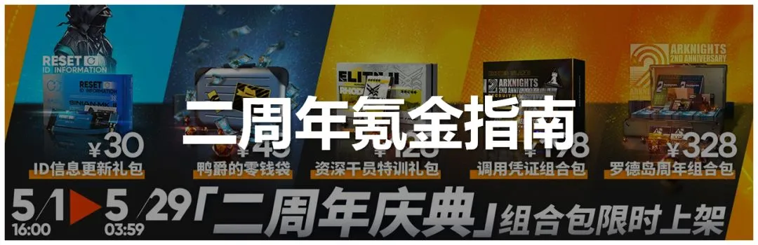 明日方舟二周年要氪金吗 二周年最划算氪金指南