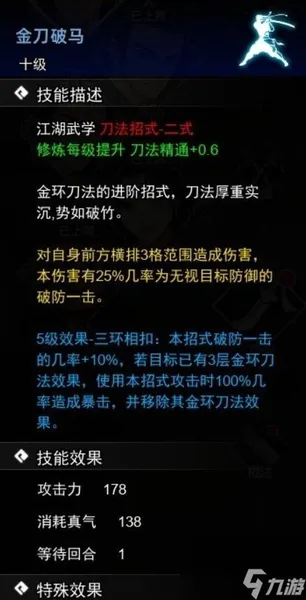 逸剑风云决刀法武学收集攻略