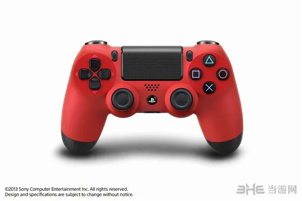 索尼PS4周边产品DualShock 4手柄（红）(gonglue1.com)