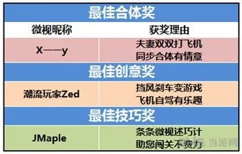 全民飞机大战微视挑战赛活动获奖名单2(gonglue1.com)