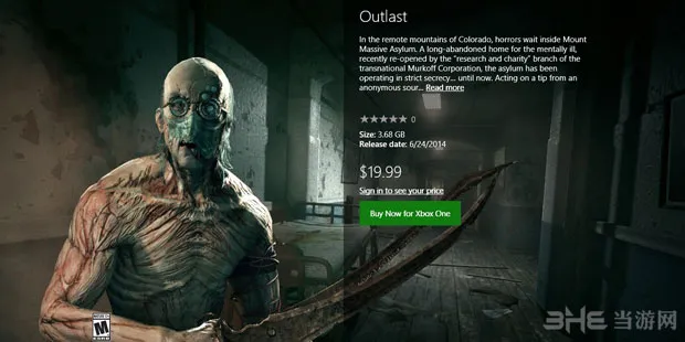 逃生XboxOne版正式发售 售价20美元