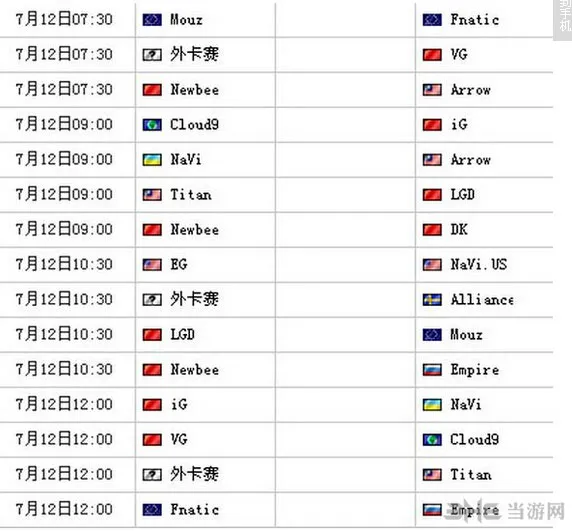 dota2ti4比赛7月12-13号赛程安排表2(gonglue1.com)