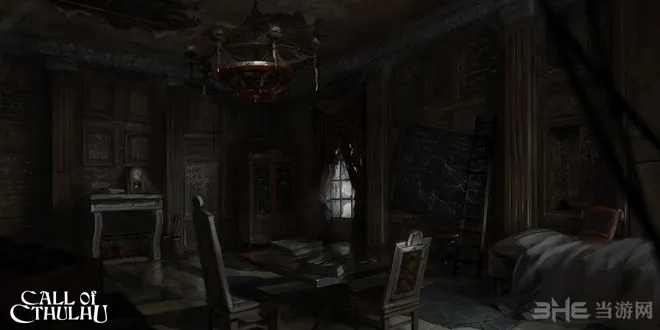 克苏鲁的呼唤最新游戏截图 遗弃的房间布满诡异符号