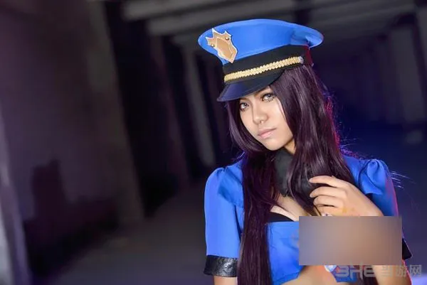 英雄联盟皮城女警cosplay4(gonglue1.com)