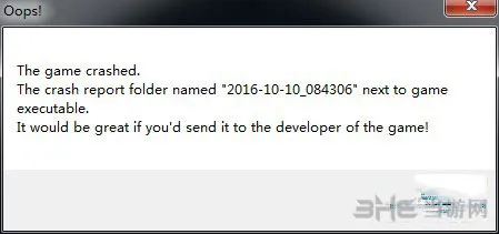 奥西里斯新黎明遇Oops错误游戏崩溃