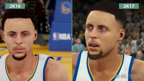 NBA2K172K16对比截图2(gonglue1.com)