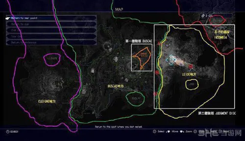 最终幻想15地图有多大  FF15地图面