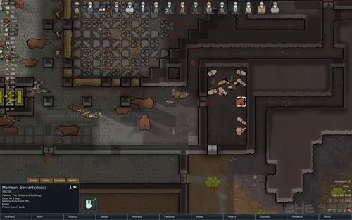 环世界怎么处理死人 rimworld尸体