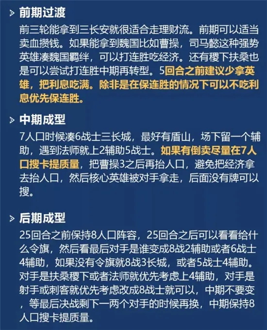 王者荣耀自走棋最强万金油上分阵容精英战士流攻略详解