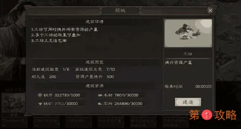 三国志战略版工坊提升攻略 工坊如