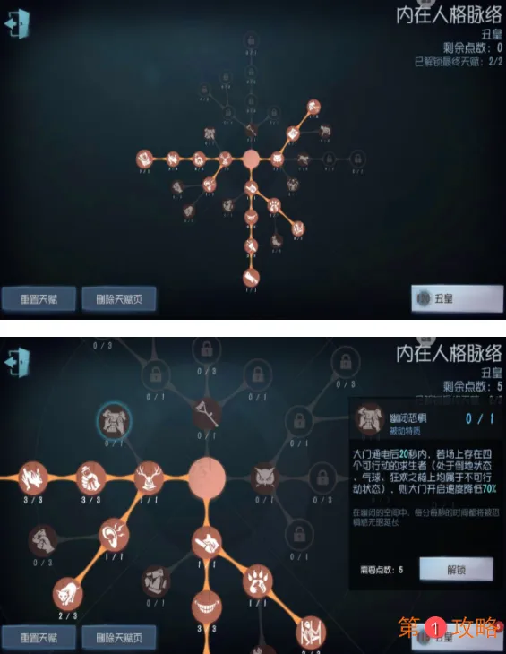 第五人格天赋页介绍 第五人格蜘蛛杰克天赋页攻略