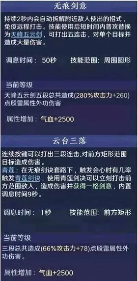 天涯明月刀手游太白技能介绍 天涯明月刀太白技能使用技巧分享