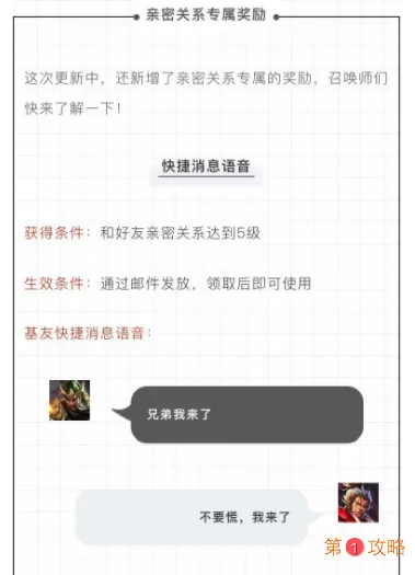 王者荣耀亲密关系升级调整介绍 王者荣耀亲密关系专属奖励、个性称号介绍