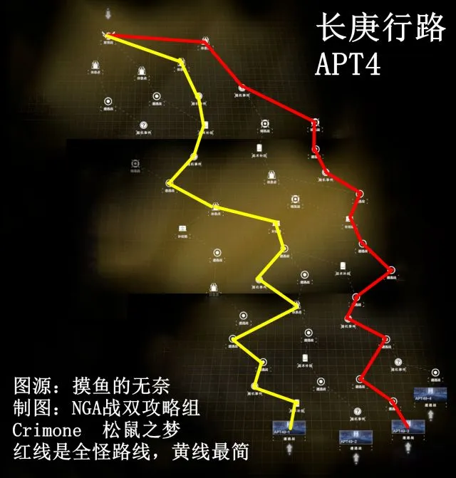 战双帕弥什长庚行路第四张图路线 