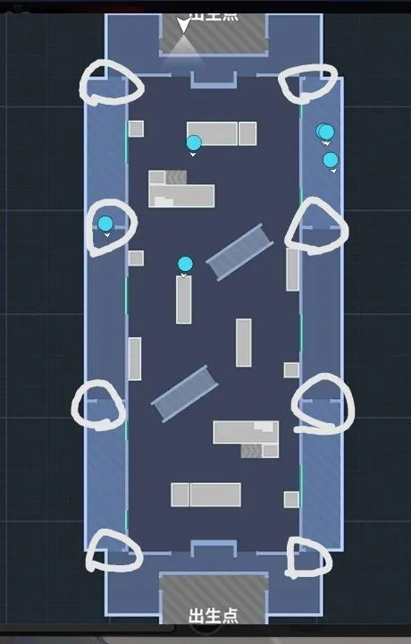 香肠派对团队竞技地图攻略 进攻路