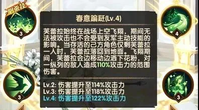 剑与远征芙蕾拉技能详解 芙蕾拉技能效果说明