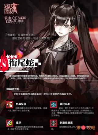 少女前线铁血衔尾蛇怎么样 少女前线铁血衔尾蛇技能介绍