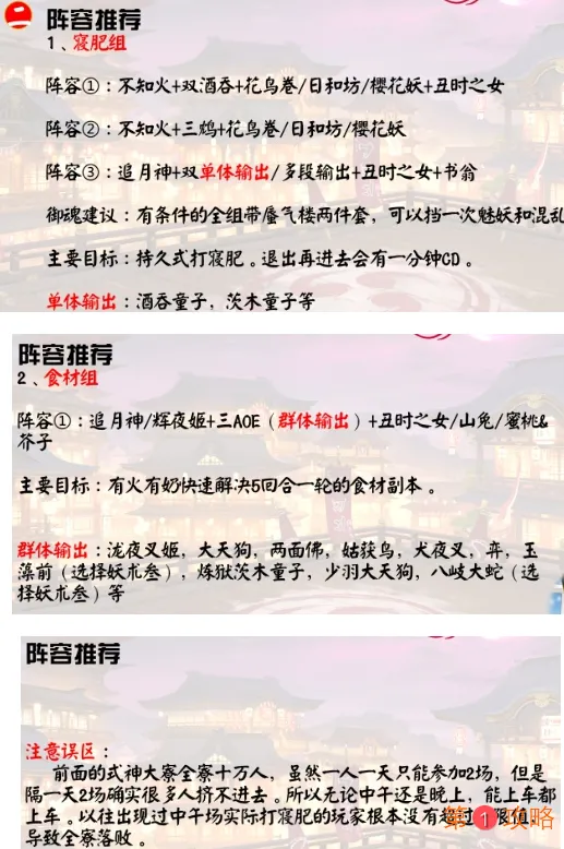 阴阳师2020寝肥合战用什么阵容 崽