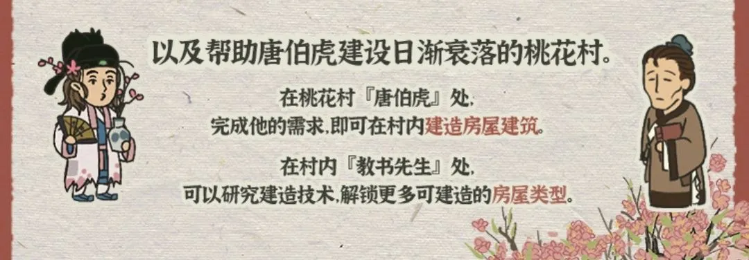 江南百景图桃花村科研玩法攻略 建