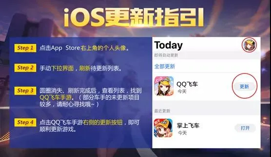 QQ飞车手游8.27新版本iOS更新攻略 